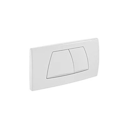 GEBERIT serie 115.888.11.1 Placca bianca per cassetta incasso Twinline 2 pulsanti
