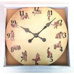 Orologio da muro Kamasutra diametro 50 cm da parete