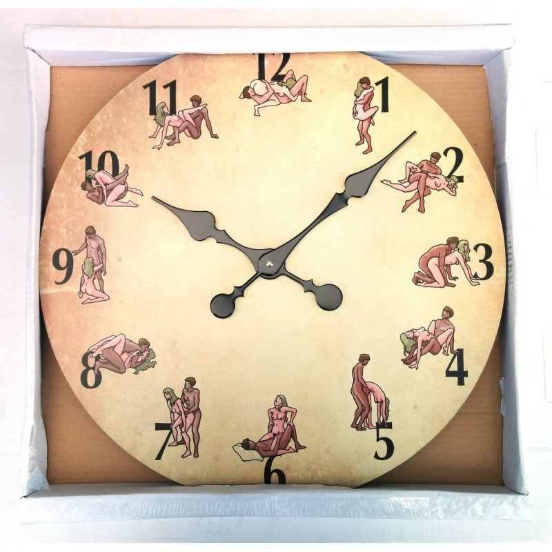Orologio da muro Kamasutra diametro 50 cm da parete