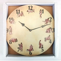Orologio da muro Kamasutra diametro 33 cm da parete
