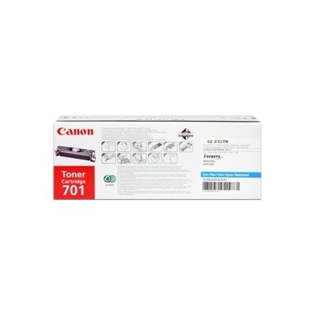 Canon 9286A003|701C Toner ciano,  per I-Sensys LBP-5200/MF 8180 c/Laserbase MF 8180 c