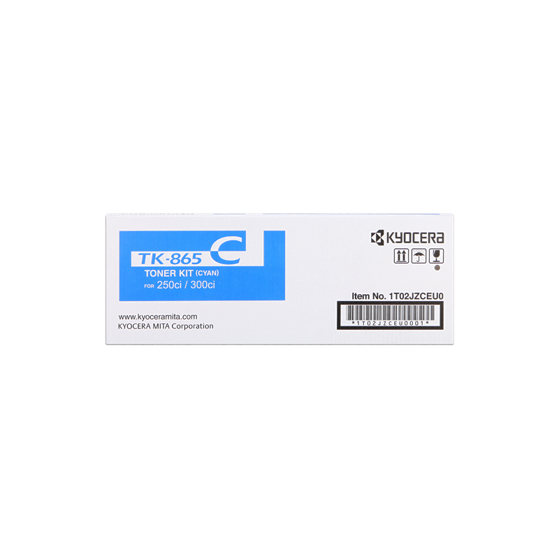Kyocera TK-865C 1T02JZCEU0 toner ciano originale