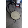 Sedia per bar,ristorante,locale,seduta finta paglia VIENNA,THONET nera usate
