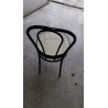 Sedia per bar,ristorante,locale,seduta finta paglia VIENNA,THONET nera usate