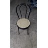 Sedia per bar,ristorante,locale,seduta finta paglia VIENNA,THONET nera usate