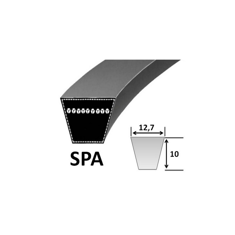 CINGHIA CINGHIE TRAPEZOIDALI tipo SPA 1600 MM SPA1600