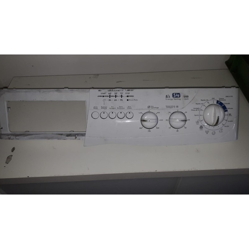 FRONTALE COMPRESO DI SCHEDA COMANDI E MANOPOLE PER LAVATRICE HOOVER HNS 6105 USATO