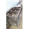 Cucina per ristorante professionale industriale a gas 6 fuochi GICO USATA