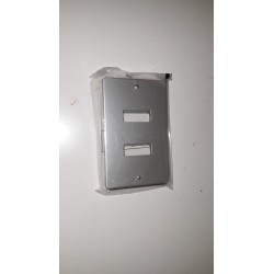 Ave P42Sc Placca Placchetta 2 Moduli Anotizzata Grattacielo