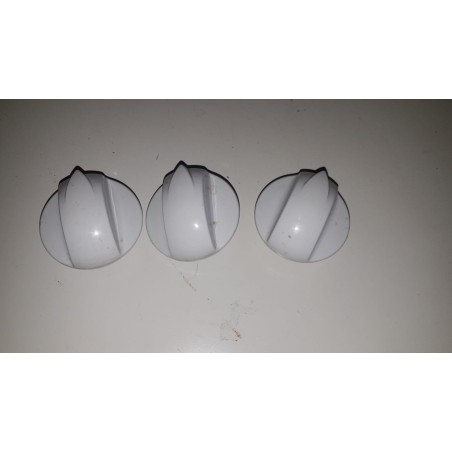 KIT 3 MANOPOLE PER LAVATRICE INDESIT WIXXL 166 USATO