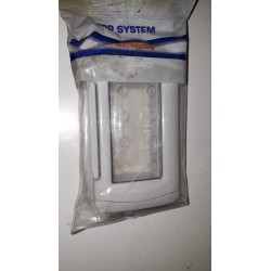 GEWISS SYSTEM PLACCA STAGNA AUTOPORTANTE 4P COLORE GRIGIO GW22463
