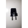 SPINA SCHUKO TEDESCA 2X16A+T NERA ART.611