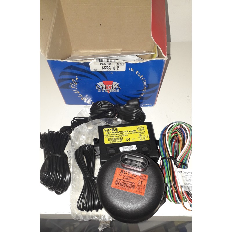 KIT ALLARME ANTIFURTO HPB6 4.0 METASYSTEM (US+SC1) P6478X NUOVO