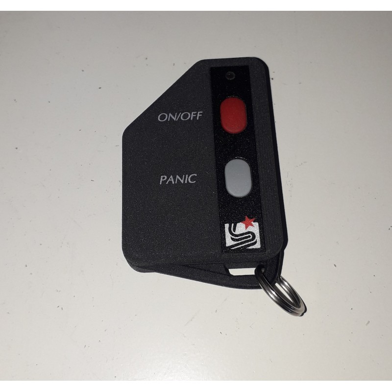 TELECOMANDO 2 PULSANTI ON/OFF PANIC ALLARMI GEMEL SERPI STAR 959390020 NUOVO