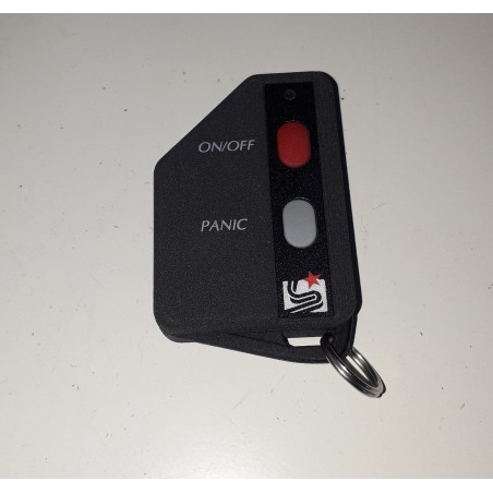 TELECOMANDO 2 PULSANTI ON/OFF PANIC ALLARMI GEMEL SERPI STAR 959390020 NUOVO