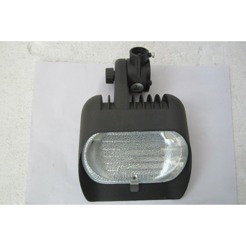FAEL 30079 FARETTO ALOGENO NERO DA PARETE UFO max 200W R7s nuovo