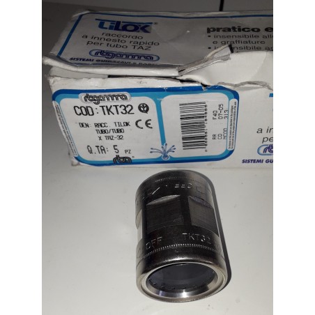 TILOK RACCORDO A INNESTO RAPIDO PER TUBO TAZ COD. TKT32