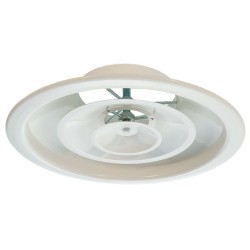 DIFFUSORE ROTONDO A CONI REGOLABILI MOD.DDCMC BIANCO RAL 9010