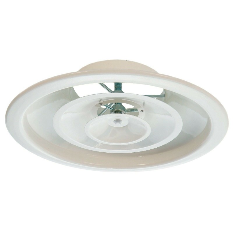 DIFFUSORE ROTONDO A CONI REGOLABILI MOD.DDCMC BIANCO RAL 9010