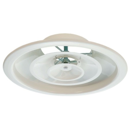 DIFFUSORE ROTONDO A CONI REGOLABILI MOD.DDCMC BIANCO RAL 9010