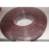 PIATTINA AUDIO SCHERMATA OFC 2X0,35 TRASPARENTE MATASSA DA 100 MT