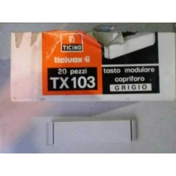 Tappo modulare Bticino TX 103 per pulsantiera esterna Ticivox nuovo