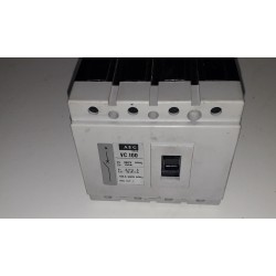 INTERRUTTORE MAGNETOTERMICO AEG VC 100 4 POLI 100A-10KA USATO