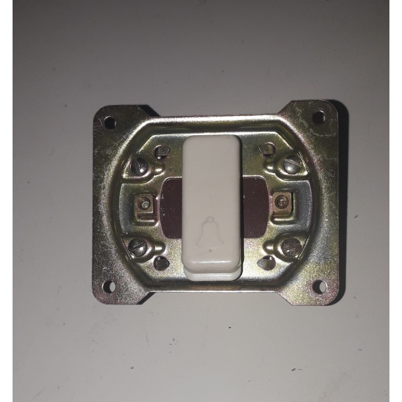 BTICINO SERIE PIUMA PULSANTE PUSH-BUTTON PER SCATOLA TONDA 6A 250V VINTAGE