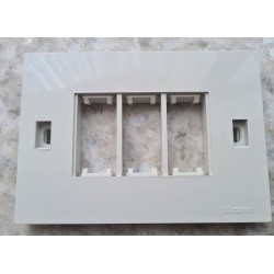 BTICINO Placca supporto cornice autoportante 3 moduli art. 18013 serie dogic