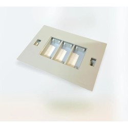 BTICINO Placca supporto cornice autoportante 3 moduli art. 18013 serie dogic
