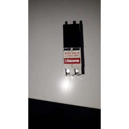 Bticino Magnetotermico Minitiker 5A 220V art. 8102