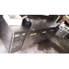 tavolo refrigerato in acciaio con alzatina alpeninox usato