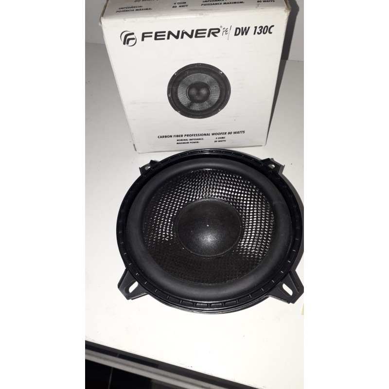 WOOFER PROFESSIONALE IN FIBRA DI CARBONIO 80W FENNER DW 130C