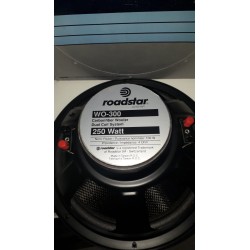 SUBWOOFER ROADSTAR WO-300 DOPPIA BOBINA IN FIBRA DI CARBONIO