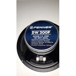 FENNER SUBWOOFER DOPPIA BOBINA CON CONO IN POLIPROPILENE 100WATT 4 OHM