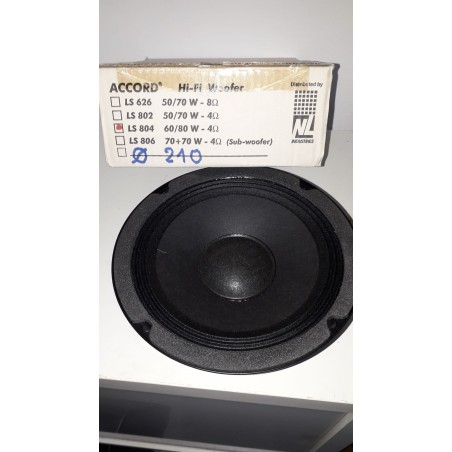ACCORD HI-FI LS 804 WOOFER 60/80W 4 OHM