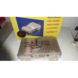 KONIG ELECTRONIC AMPLIFICATORE PER AUTO 4 CANALI 320WATT COD.45.7050.20