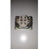 Doppio deviatore con base ceramica x scatola rotonda Bticino Piuma art.022 SM