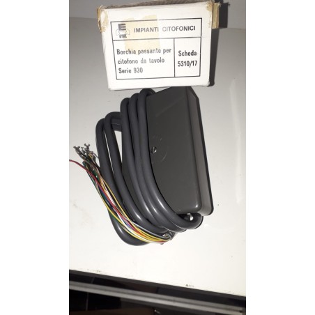 BORCHIA PASSANTE PER CITOFONO DA TAVOLO SERIE 930-URMET 5310/17