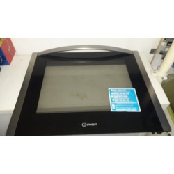 PORTA FORNO COMPLETO DI VETRO PER INDESIT IFW 5530 IX COD.F102783