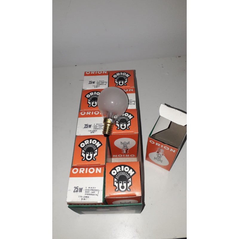 10 LAMPADINE ORION 25W-230-240V E14