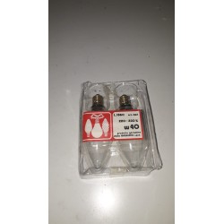 2 LAMPADINE VINTAGE DELLA GABBIANO 40W 220-230V ART 363