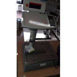 BILANCIA DA BANCO CON STAMPANTE E TASTIERA ALTA SKIPPER6000 12KG usato