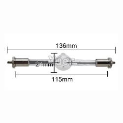 LAMPADA A SCARICA LINEARE 575W HMI575W