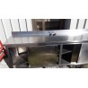 tavolo da lavoro in acciaio inox per ristorazione usato
