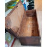 CASSA  PANCA IN LEGNO MASSELLO DA RESTAURARE