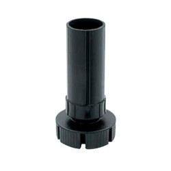 Piedino  Volpato per mobile, diametro 30 mm, altezza regolabile 150-165 mm, finitura Nero CONFEZIONE DA 4 PZ