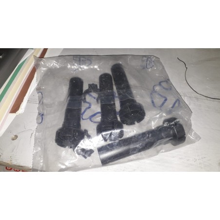 Piedino  Volpato per mobile, diametro 30 mm, altezza regolabile 150-165 mm, finitura Nero CONFEZIONE DA 4 PZ