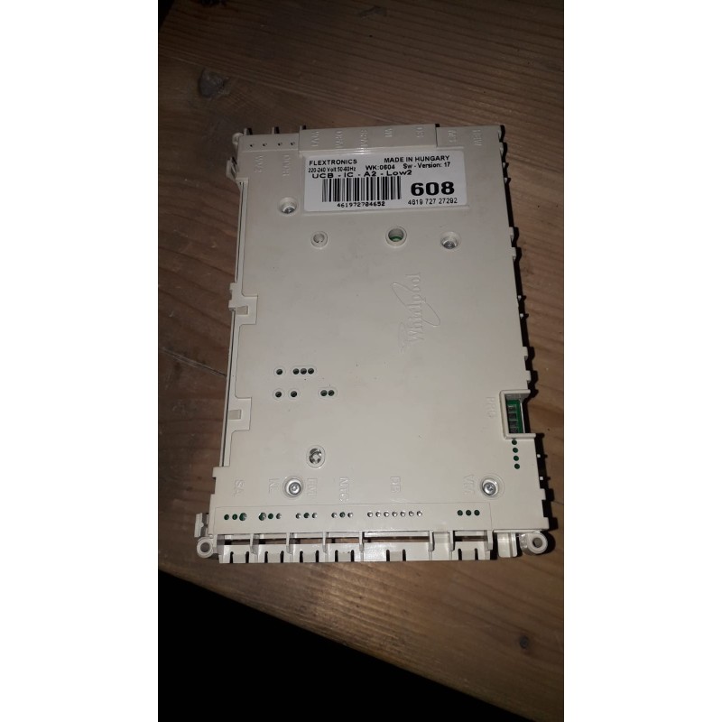 SCHEDA COD.461972727292 PER LAVASTOVIGLIE WHIRLPOOL ADP 4500 USATO