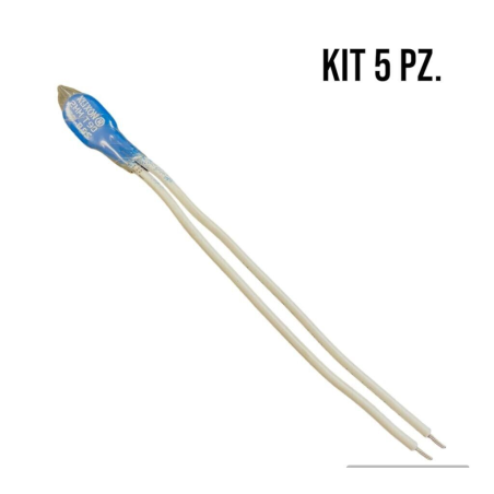 KIT 5 Pezzi PROTETTORE TERMICO RIPRISTINANTE KLIXON 2MM T90 250 V 2 A